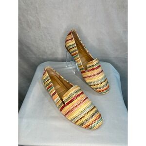 Kelly‎ & Katie Payton Raffia Flats Women's 9.5 – Multicolor – New Without Box